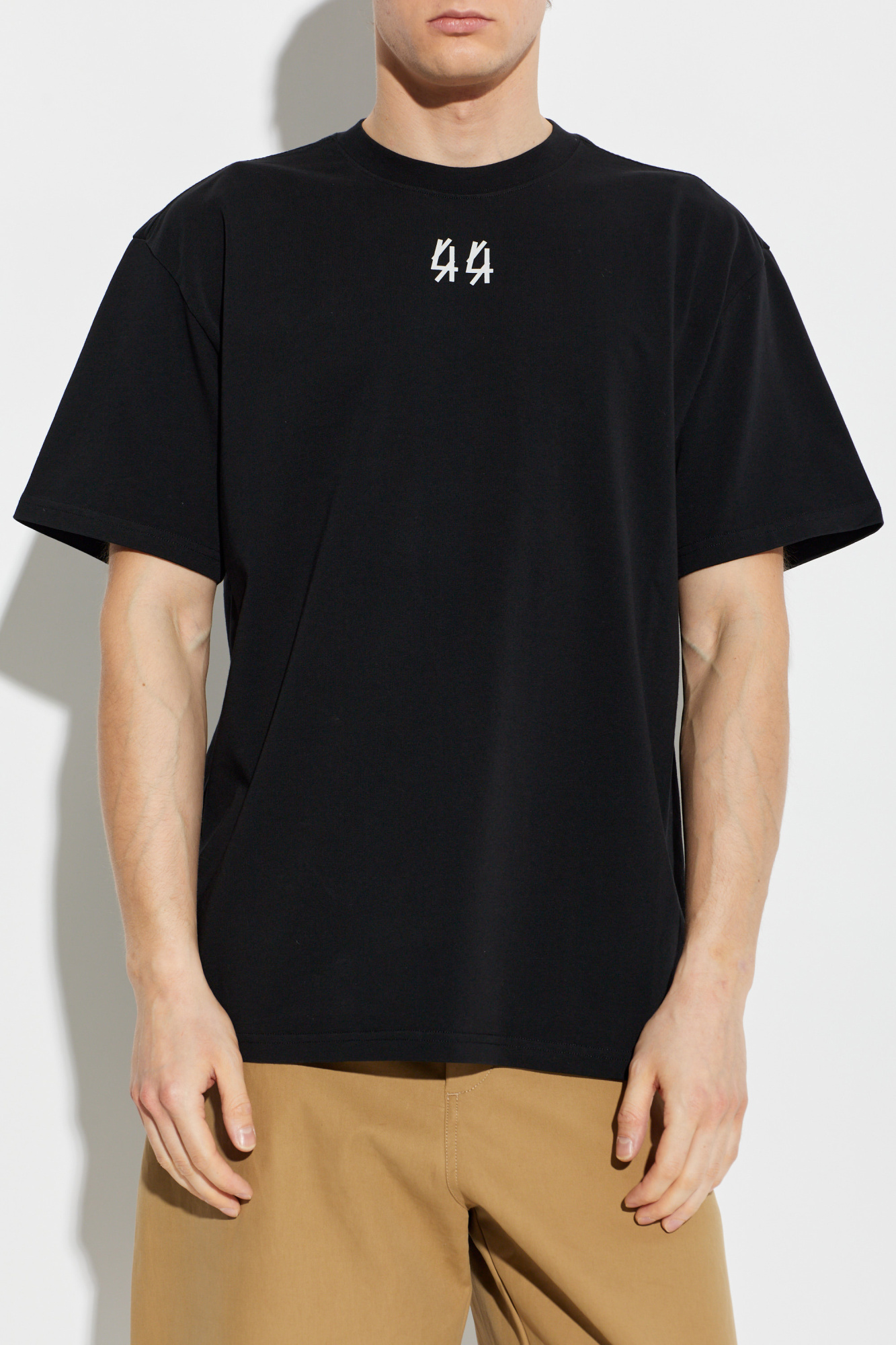 【4４Ｙ４４】 Black T-shirt with logo 44 Label Group - Vitkac Northern Ireland